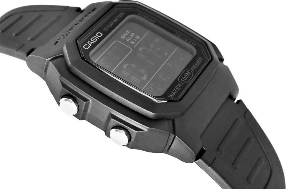 VYRIŠKAS LAIKRODIS CASIO W-800H-1BVES CLASSIC + DĖŽUTĖ
