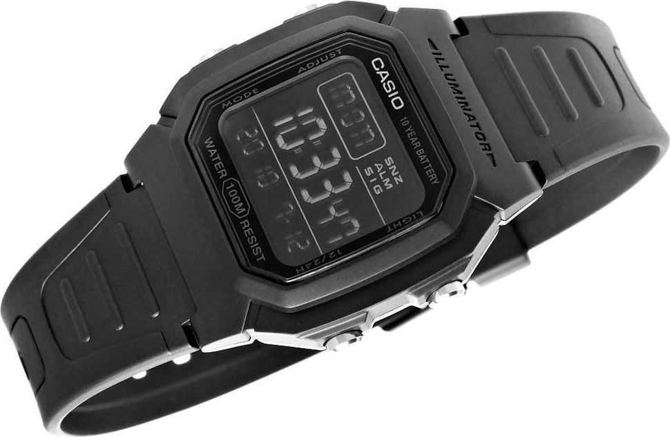 VYRIŠKAS LAIKRODIS CASIO W-800H-1BVES CLASSIC + DĖŽUTĖ