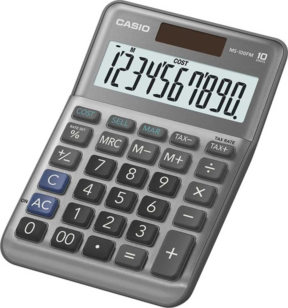 Casio MS-100FM stalinis skaičiuotuvas