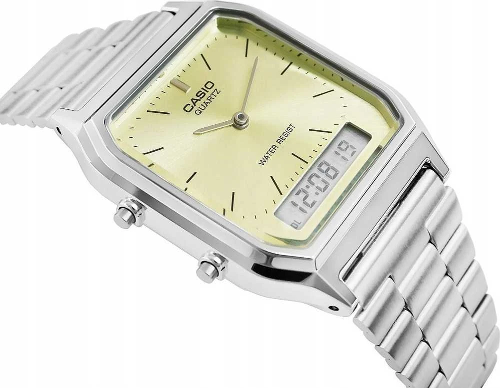 CASIO VINTAGE UNISEX LAIKRODIS AQ-230A-9AMQYDF + DĖŽUTĖ