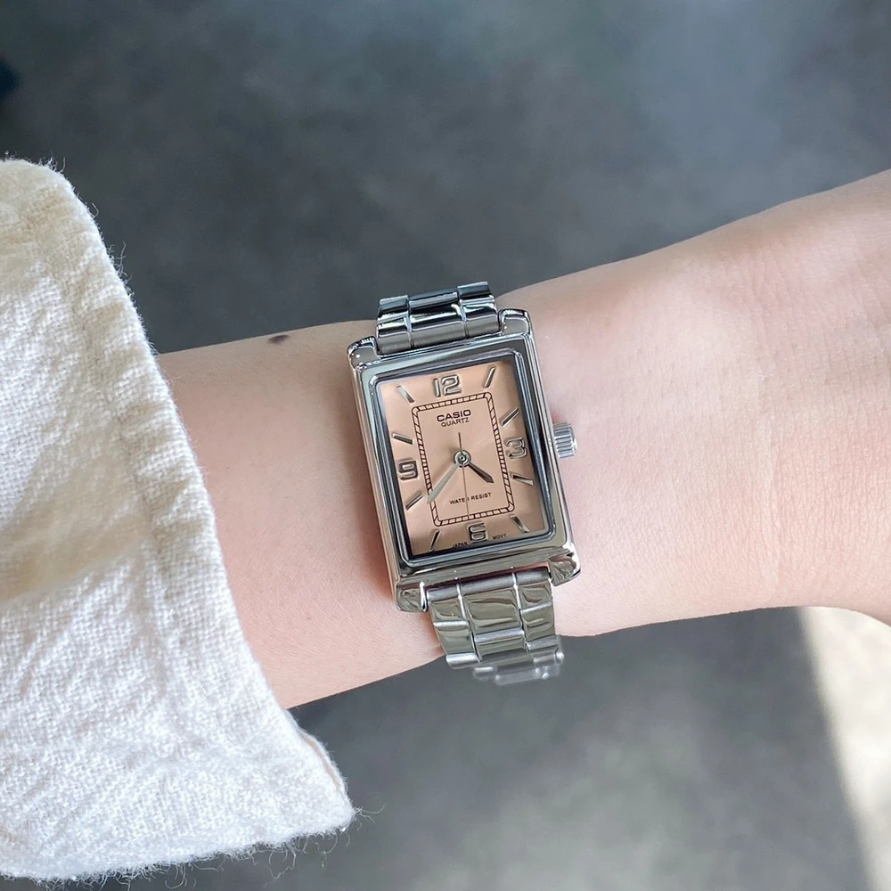 CASIO MOTERIS LAIKRODIS LTP-1234DD-4A + DĖŽĖ