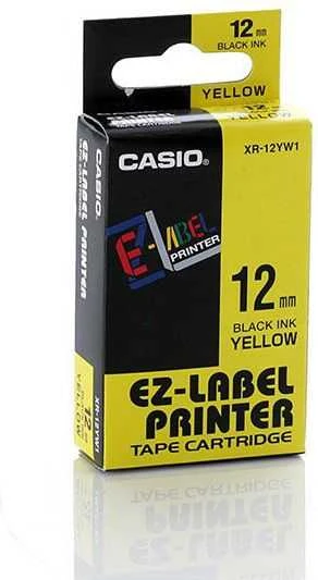Casio XR-12 YW 12 mm juoda ant geltonos spalvos (XR-12YW)