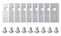Anker Eufy Replacement Blade Set: 3x (9 Lawn Mower Blades and 9 Screws) Compatible E15/E18