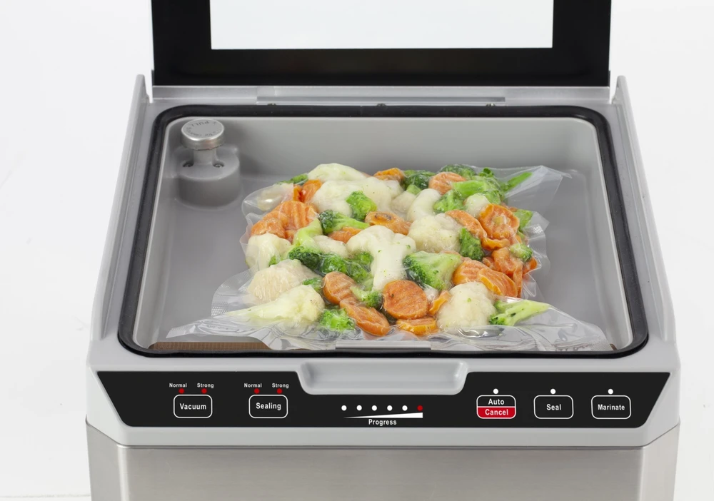 Virtuvinės svarstyklės Caso | Chamber Vacuum sealer | VacuChef 40 | Power 280 W | Nerūdijantis plienas
