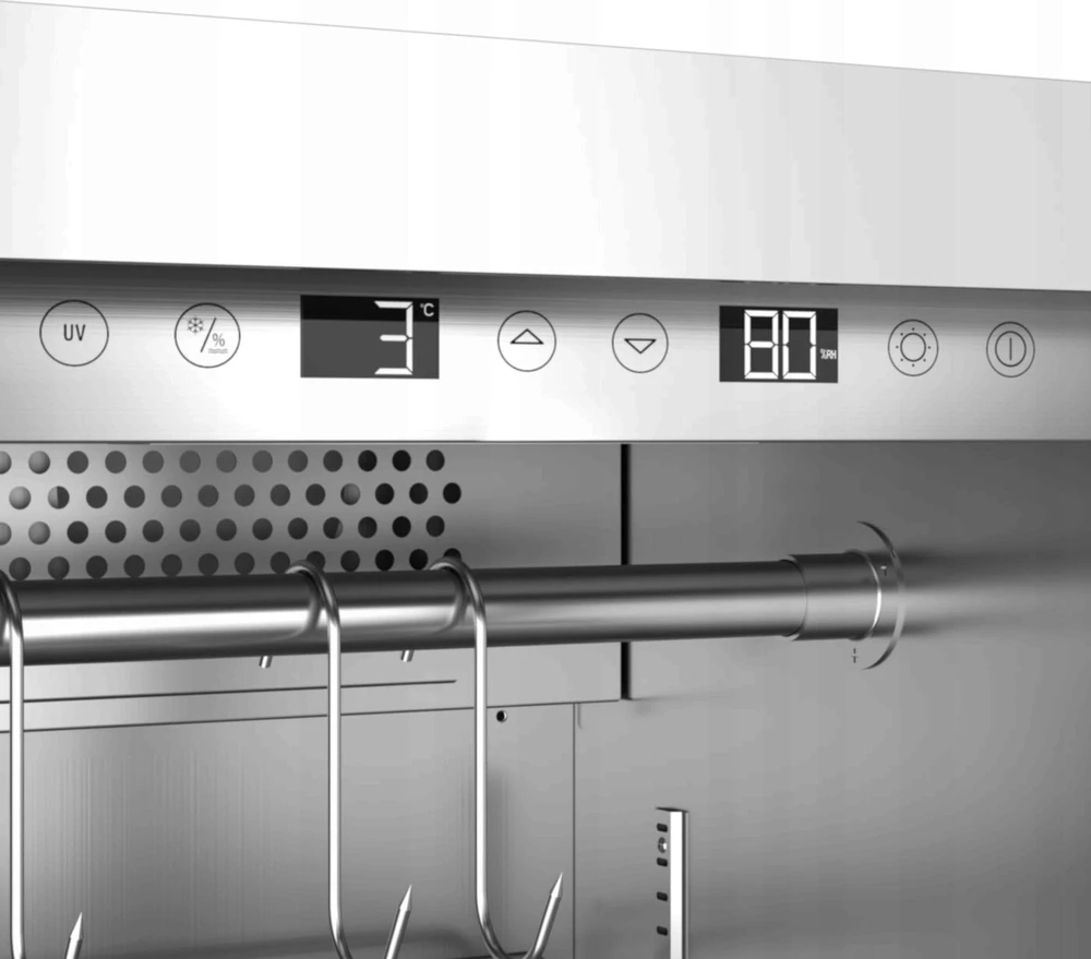 Šaldytuvas Caso | Sauso brandinimo spinta su kompresorine technologija | DryAged Master 125 | Energijos vartojimo efektyvumo klasė netaikoma | Maisto brandinimo spinta su kompresorine technologija | Laisvai pastatoma | Butelių talpa netaikoma | Aušinimo tipas: kompresorinė technologija | Nerūdijantis plienas