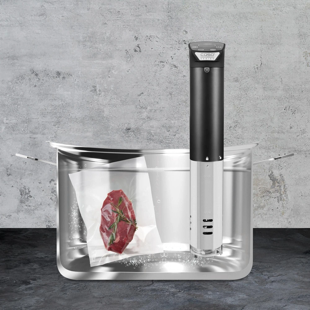 Caso | SousVide cooker | SV 1200 Smart | 1200 W | Nerūdijantis plienas/Juodas