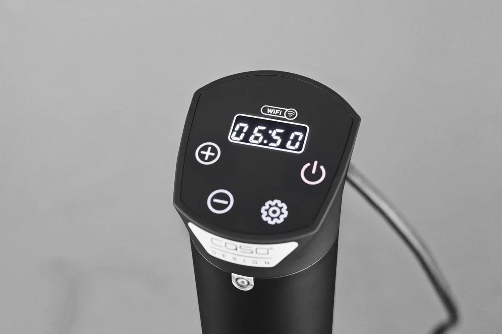 Caso | SousVide cooker | SV 1200 Smart | 1200 W | Nerūdijantis plienas/Juodas
