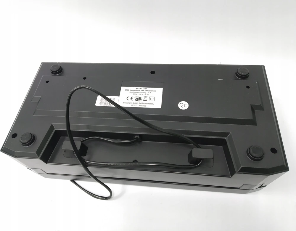 Vakuumavimo aparatas Caso VR 690 advanced, 130 W +DOVANA Vakuumavimo maišeliai Caso 20 x 30 cm