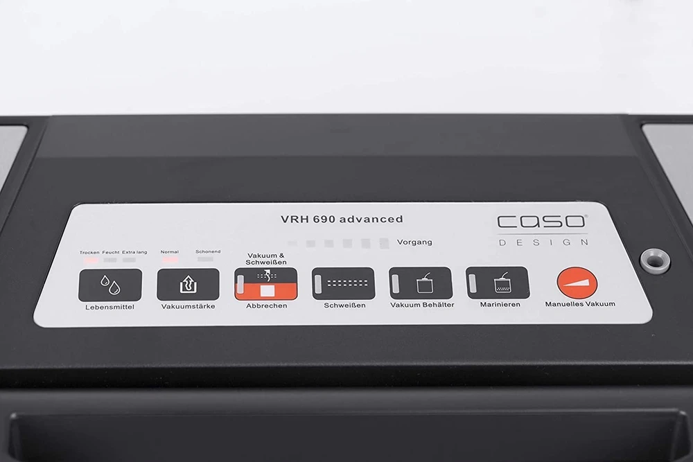 Vakuumavimo aparatas Caso VR 690 advanced, 130 W +DOVANA Vakuumavimo maišeliai Caso 20 x 30 cm