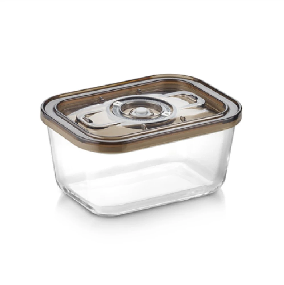 Caso stiklinis vakuuminis indas su plastikiniu dangteliu | VacuBoxx Eco M | Skaidrus