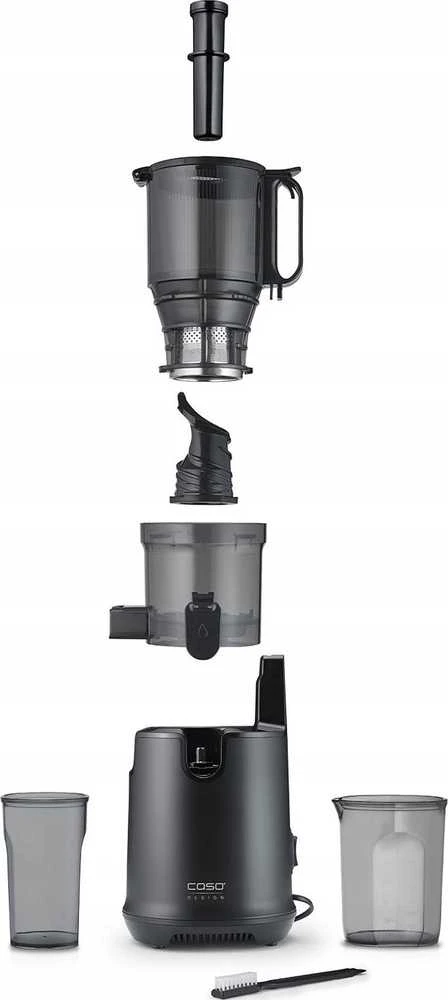 Sulčiaspaudė Caso | Design Slow Juicer | SJW 600 XL | Type Slow Juicer | Juodas | 250 W | Greičių skaičius 1 | 40 RPM