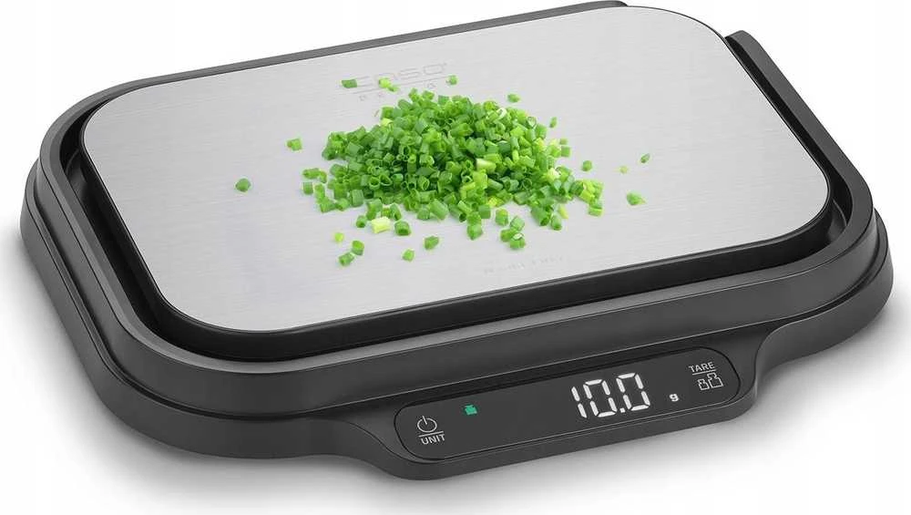Virtuvinės svarstyklės Caso Kitchen and Precision scales | KitchenDuo | Ekranas type LED | Juodas/Nerūdijantis plienas