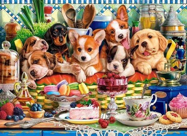 Castorland dėlionė Puppies Dessert 300 det.