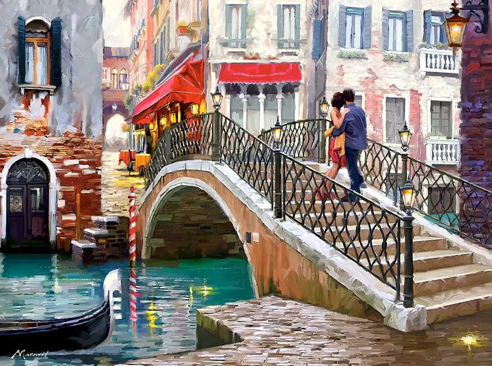 Castorland Dėlionė 2000 vnt. - Venecijos tiltas