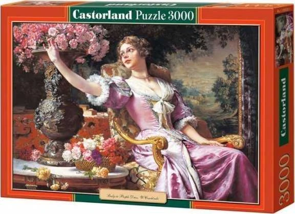 Castorland Dėlionė 3000 vnt. - Moteris violetine suknele