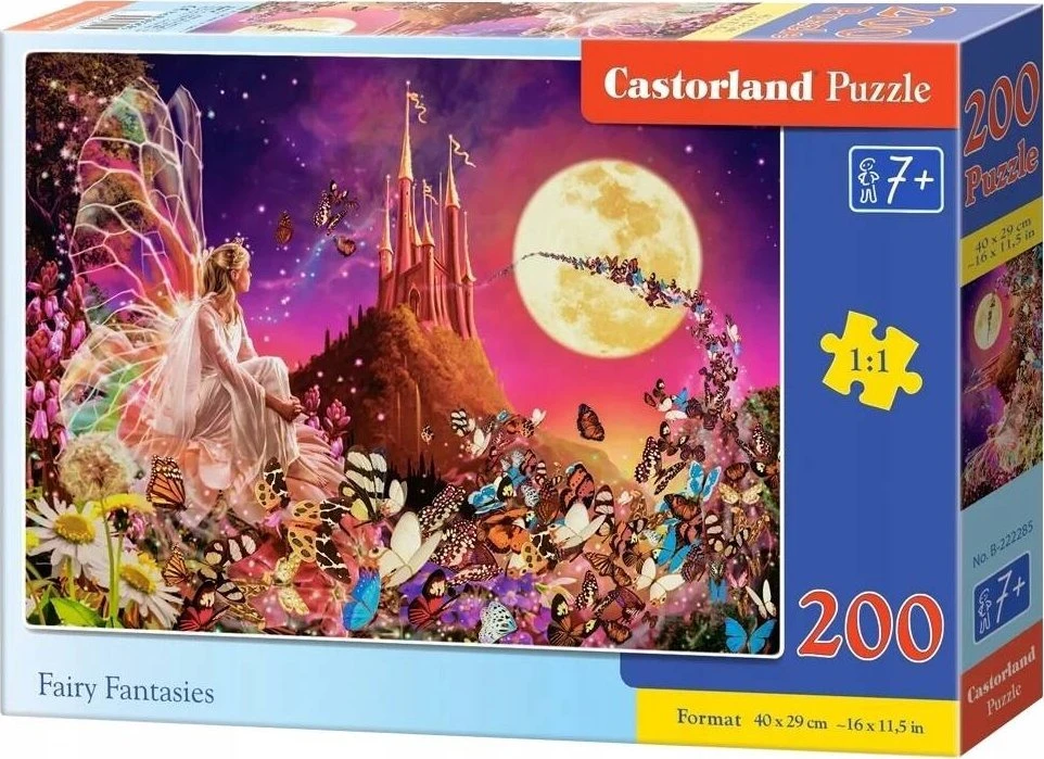 Castorland Dėlionė 200 vnt. - Fėjų fantazijos