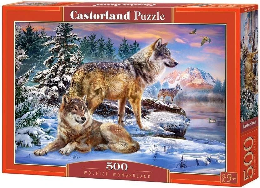 Castorland Dėlionė 500 vnt. - Vilkai aprašymas - Prekės nuotrauka