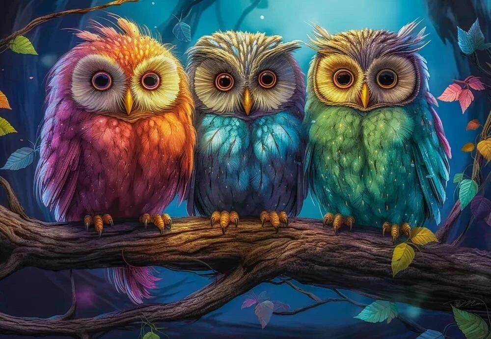 Castorland dėlionė Three Little Owls 1000 det.