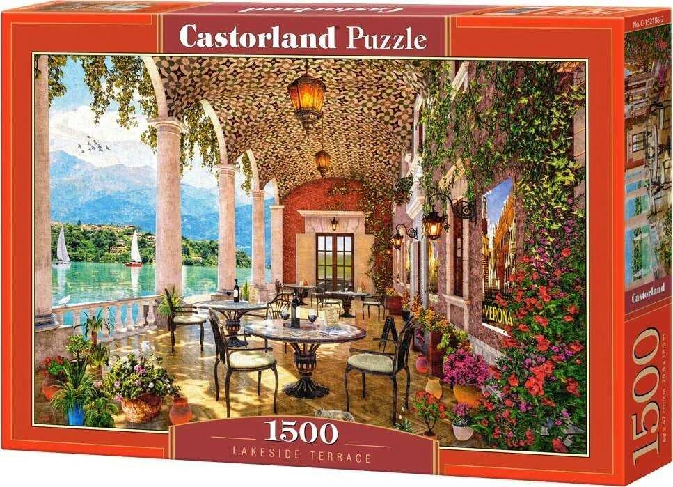Castorland Dėlionė 1500 vnt. - Terasa prie ežero