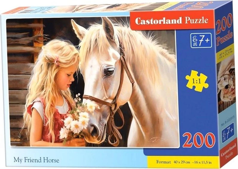 Castorland Dėlionė 200 vnt. - Mano draugas arklys