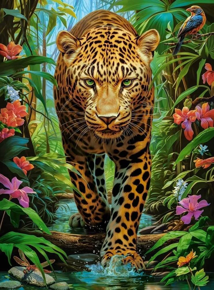 Castorland Dėlionė 2000 vnt. - Leopardas