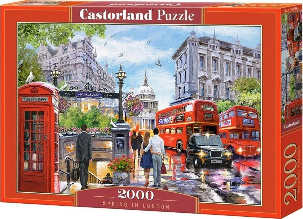 Castorland Dėlionė 2000 vnt. - Pavasaris Londone