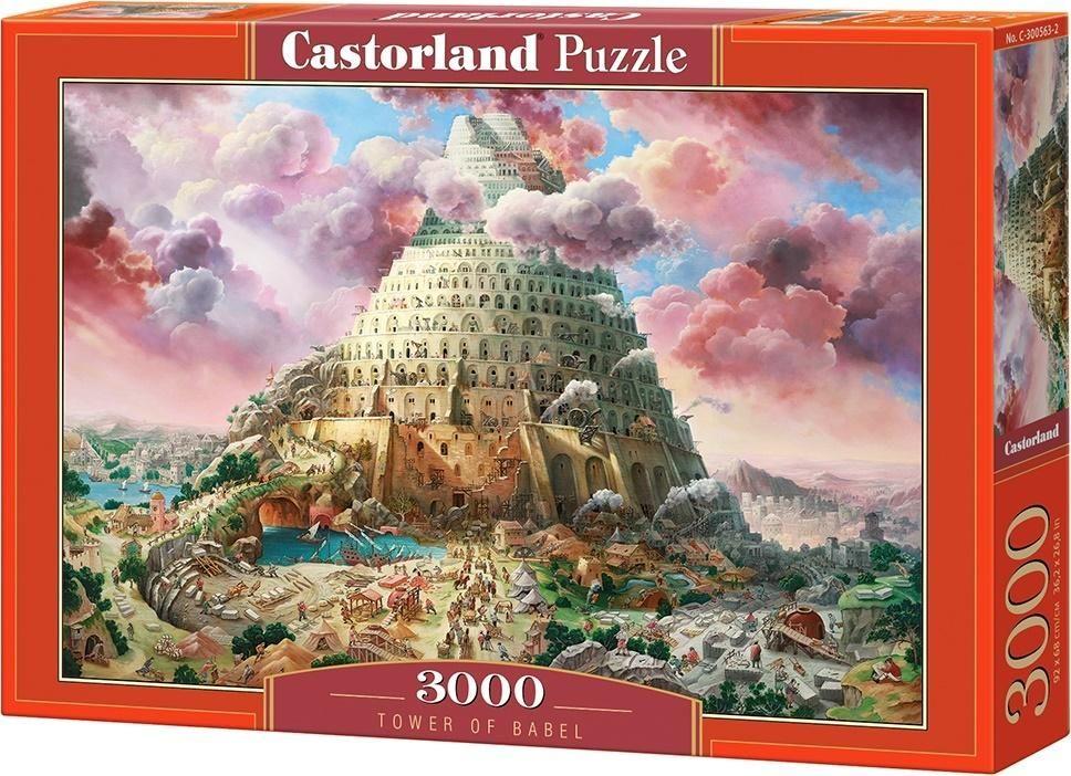 Castorland Dėlionė 3000 vnt. - Babilono bokštas aprašymas - Prekės nuotrauka