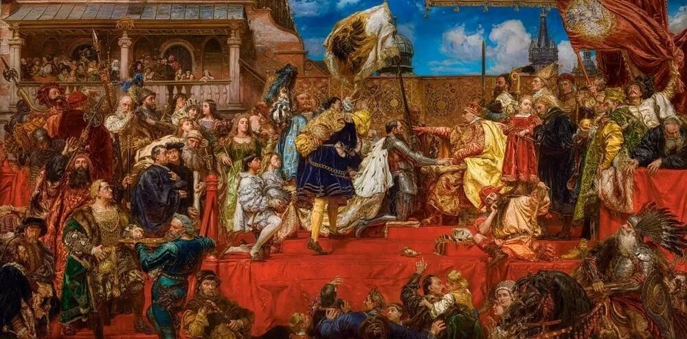 Castorland Dėlionė 4000 vnt. - Jan Matejko: Prūsų pagerbimas