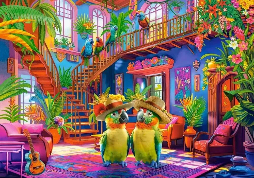 Castorland dėlionė Parrots in Paradise 500 det