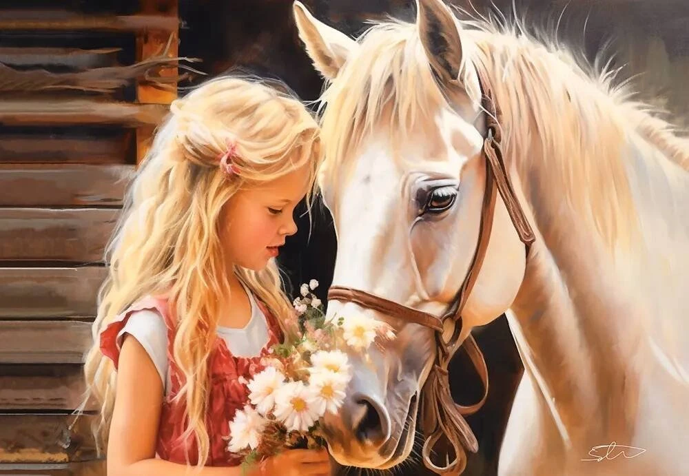 Castorland dėlionė My Friend Horse 1000 det.