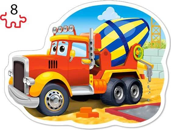 Castorland Dėlionė 55 vnt. - Statybinės transporto priemonės