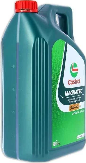 Castrol „Magnatec“ benzininio dyzelinio variklio alyva Castrol „Magnatec“ benzininis dyzelinas 5W40 5 l