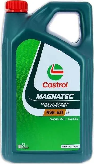 Castrol „Magnatec“ benzininio dyzelinio variklio alyva Castrol „Magnatec“ benzininis dyzelinas 5W40 5 l