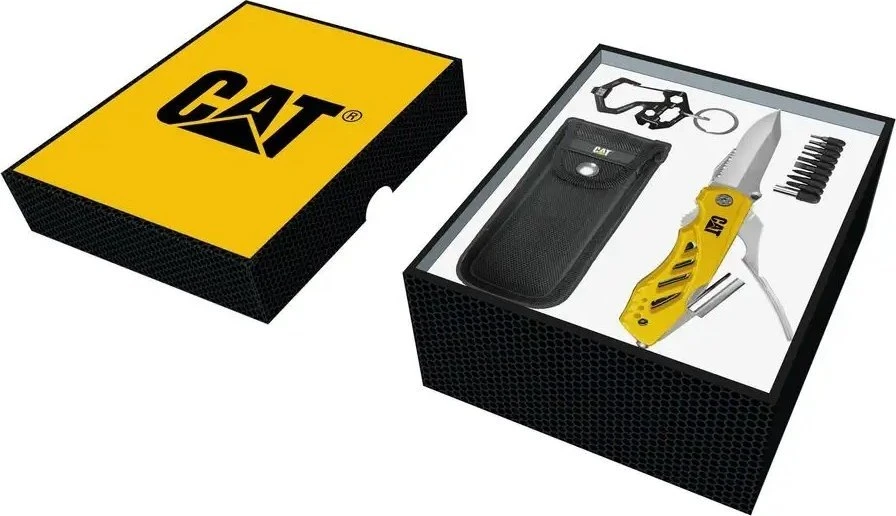 CAT zest. 3 dalių dvigubas daugiafunkcis įrankis su antgaliais
