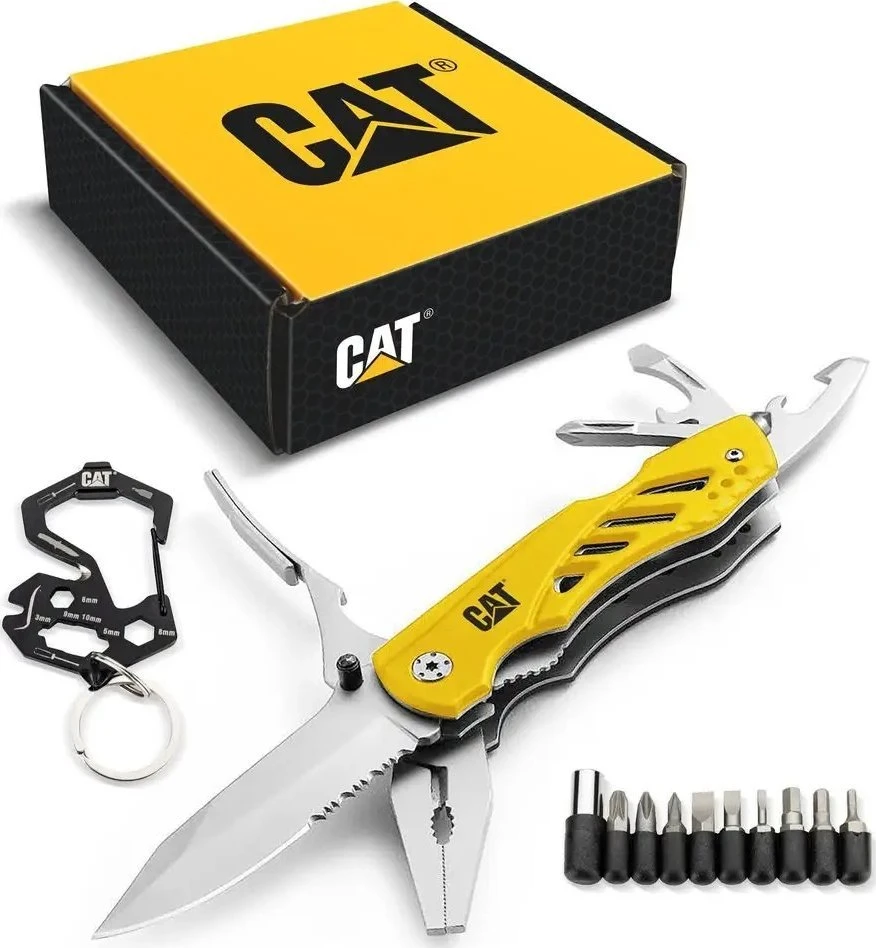 CAT zest. 3 dalių dvigubas daugiafunkcis įrankis su antgaliais