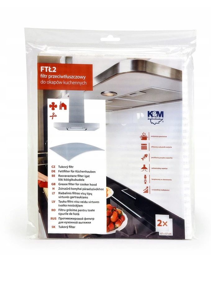 K&M K_M Garų rinktuvų filtrai FTL2 (2 vnt.)