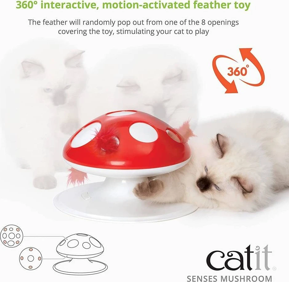 Catit CATIT Senses Grybų Žaislas Katėms 15 x 24 cm