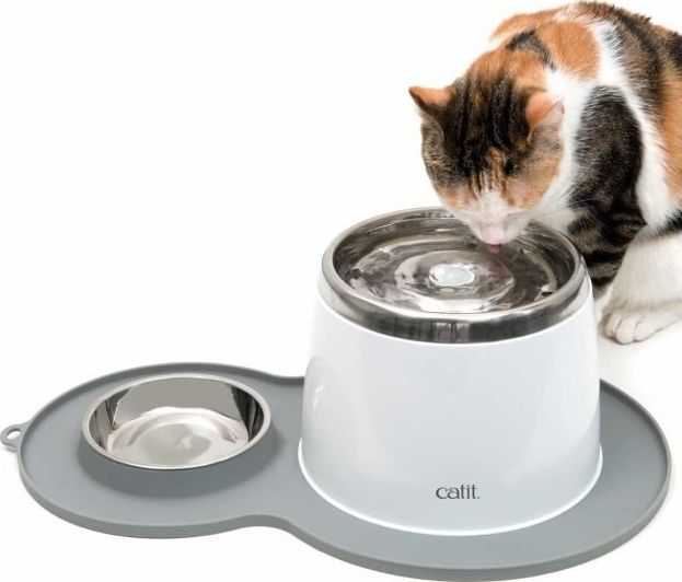 Catit CATIT Silikoninis kilimėlis Orzeszek, pilkas 46x29cm