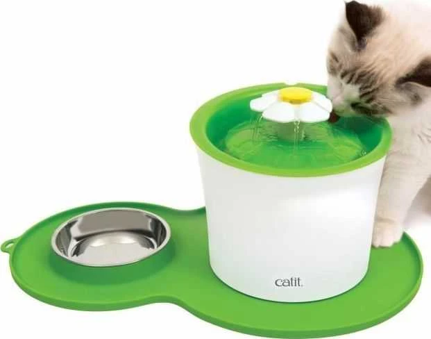 Catit CATIT Silikoninis kilimėlis Orzeszek, žalias 46x29cm