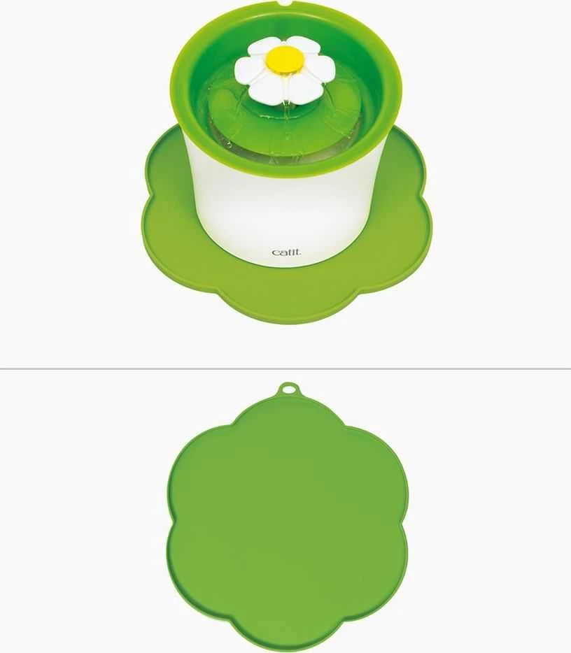 Catit CATIT Silikoninis kilimėlis Gėlė, žalias 30cm.