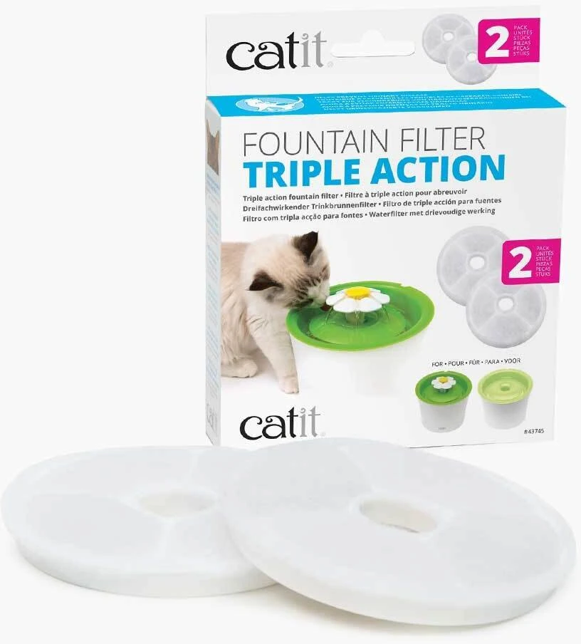 Catit - vandens minkštinimo filtras su trigubu poveikiu - 2 vnt.