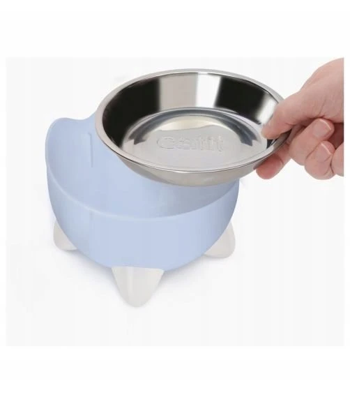 Catit Pixi Fountain Combo, komplektas poidło Pixi 2,5l + dubenėlis, Šviesiai mėlynas