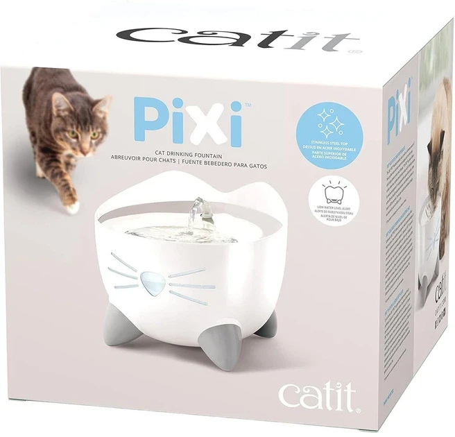 Catit Pixi išmanusis vandens fontanas, katėms, 2 l | baltos spalvos