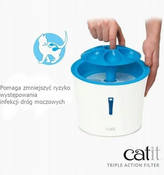 Catit - vandens minkštinimo filtras su trigubu poveikiu - 6 vnt.