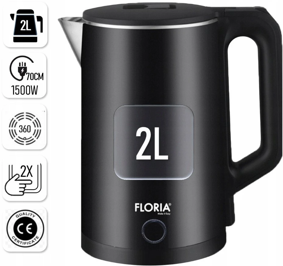 Virdulys Catler Floria ZLN4919 Elektrinis virdulys 2L 1500W