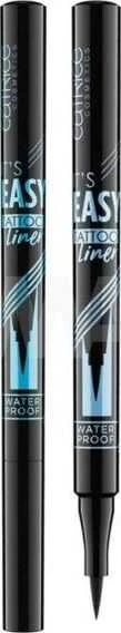 "Catrice It´s Easy Tattoo Liner" atsparus vandeniui 010 Juodas Lifeproof 1,1ml