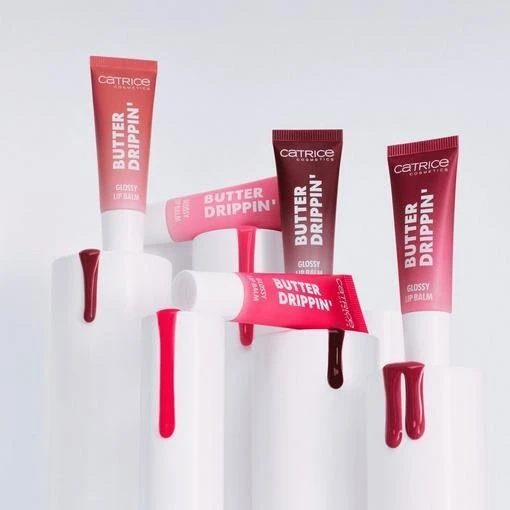 „Catrice Butter Drippin' Glossy“ lūpų balzamas lūpoms, 050 (Cherry Delicious), 10 ml