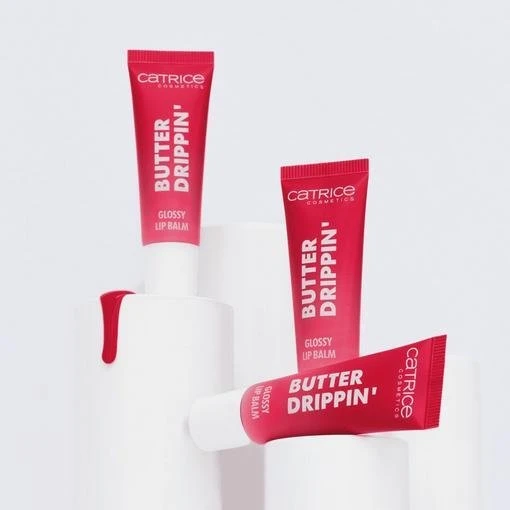 „Catrice Butter Drippin' Glossy“ lūpų balzamas lūpoms, 050 (Cherry Delicious), 10 ml