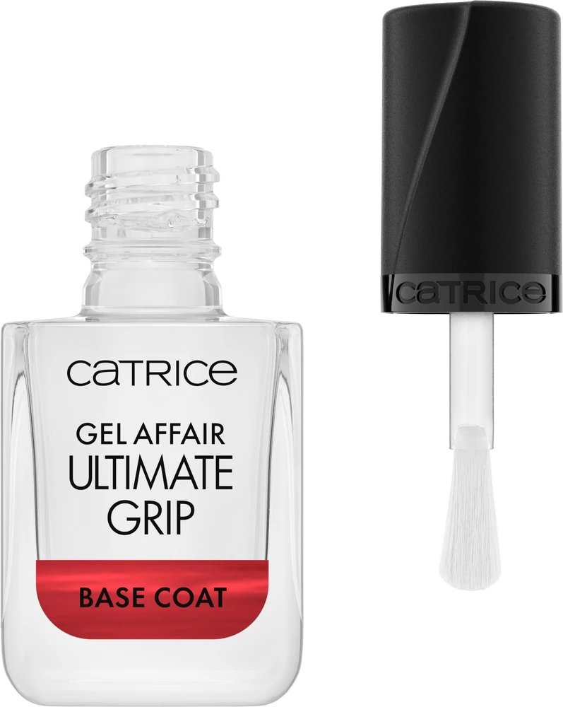 Catrice Gel Affair bazinis nagų lakas, stiprinamasis lakas „Ultimate Grip“, 10,5 ml