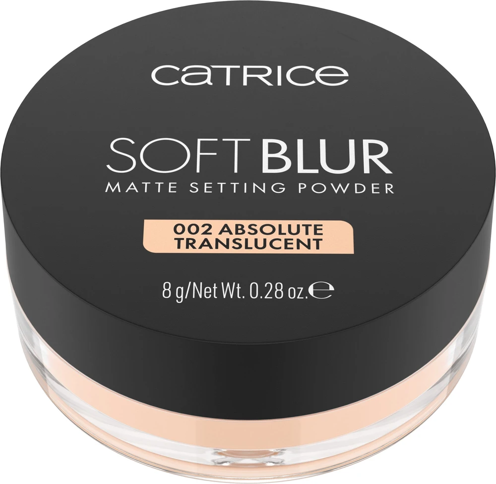 „Catrice Soft Blur“ birūs fiksuojamieji milteliai, 002 Absolutely Translucent, 8 g